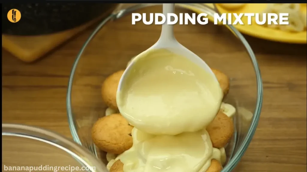 Spread pudding mixture