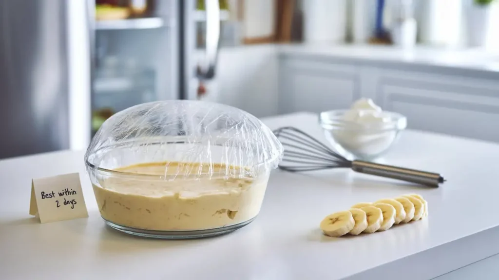 storage tips for banana pudding